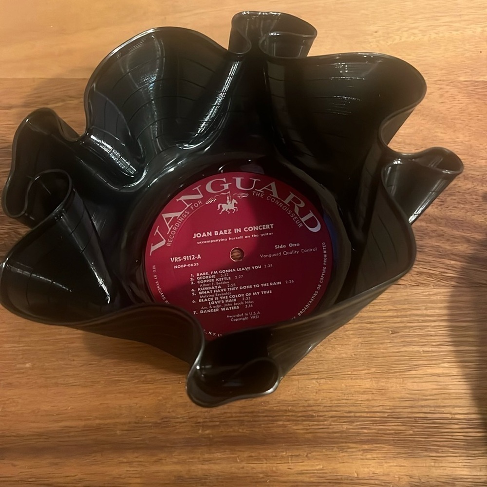 Record Bowl - Joan Baez - Vintage